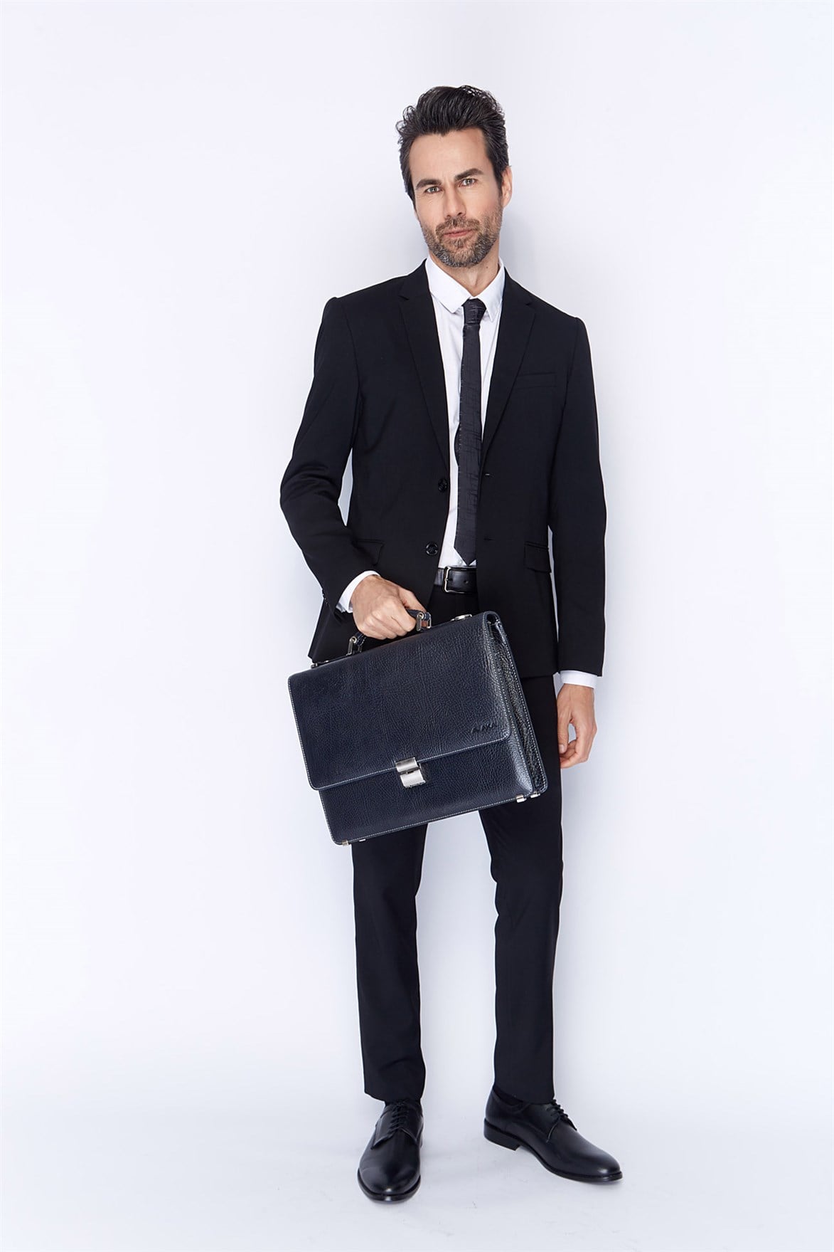 Genuine Leather Briefcase - 229 - 62
