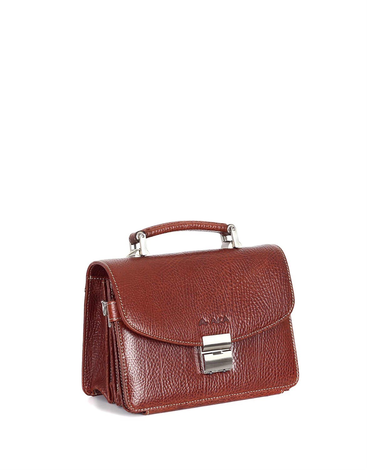 Parlak Taba - Deri Portföy Çantası 132