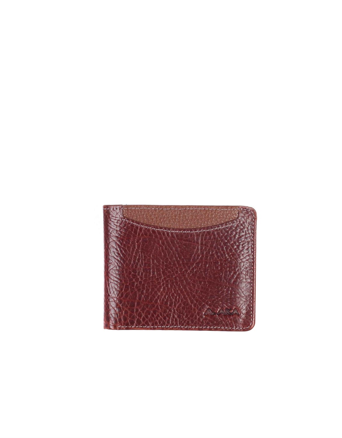 Parlak Taba - Orta Boy Deri Erkek Cüzdanı 601