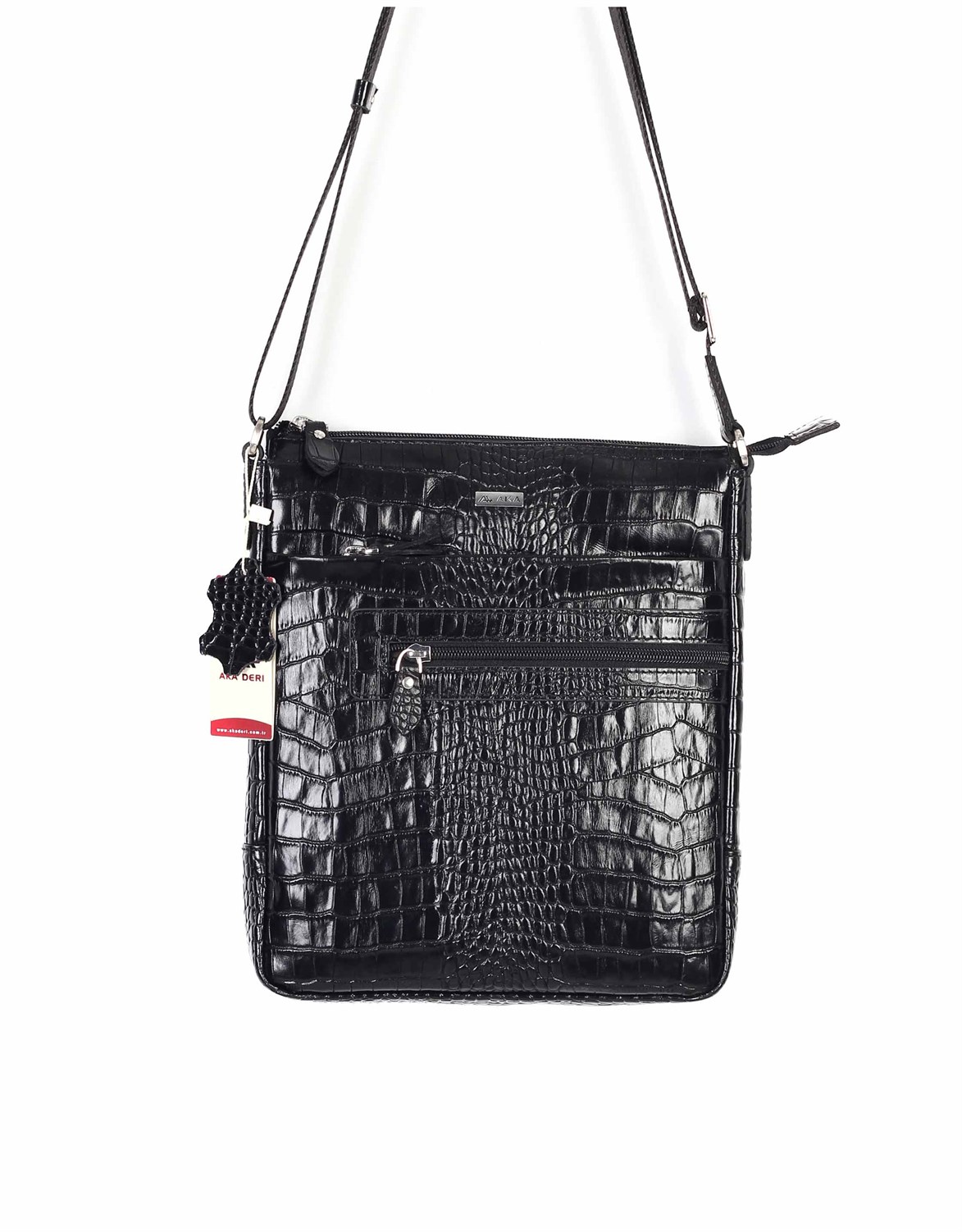 Genuine Leather Shoulder Bag - 343 - 12