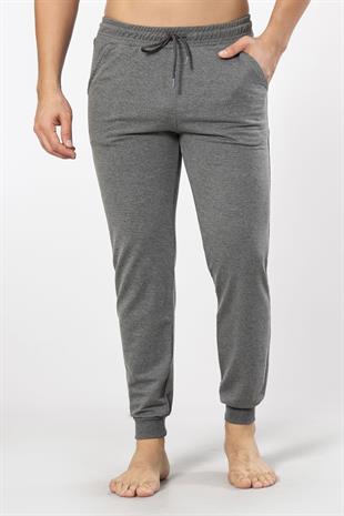  Weweus Antrasit Erkek Paçası Lastikli 2 İplik Eşofman Alt 198