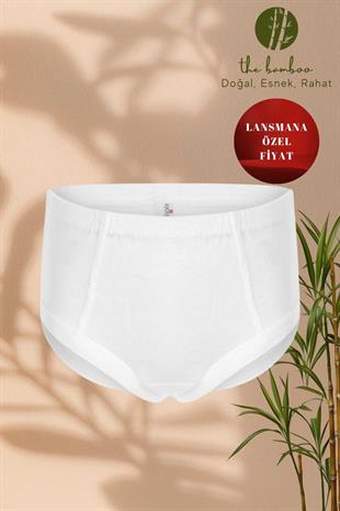 Erdem Weweus Beyaz Erkek Çocuk Süper İnce Doğal Bambu Slip 3331