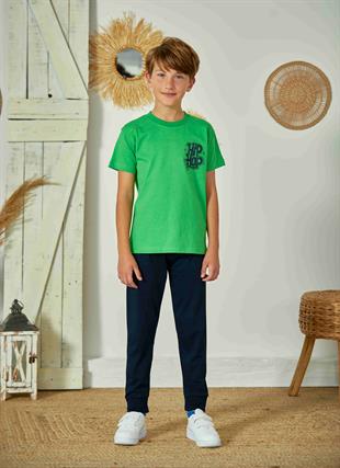 Erdem Weweus Yeşil Erkek Çocuk Pijama Takımı 819