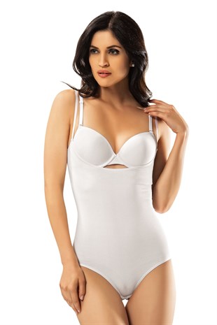 Erdem Seamless Open Bust Snap Crotch Shaper Bodysuit