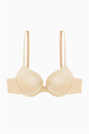 Andes Mikro Sütyen - Double Push Up, Ekstra Dolgulu - Basic - 2527 - Ten