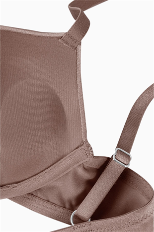 Andes Mikro Sütyen - Double Push Up, Ekstra Dolgulu - Basic - 2527 - Bronz Kahve
