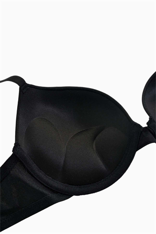 Andes Mikro Sütyen - Double Push Up, Ekstra Dolgulu - Basic - 2527 - Siyah