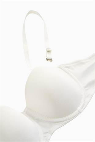 Anka Tak-Çıkar Askılı Straplez Mikro Sütyen - Desteksiz - Basic - 2540 -  Ekru