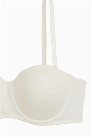 Anka Tak-Çıkar Askılı Straplez Mikro Sütyen - Desteksiz - Basic - 2540 -  Ekru
