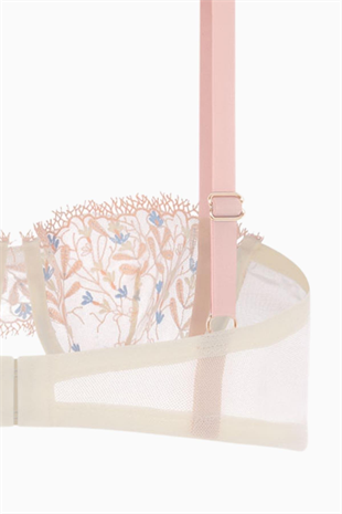 Brode Sütyen - Balenli - Fashion - 2700 - Ekru