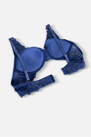 Dantelli Sütyen - Dolgusuz - 2277 - Lacivert