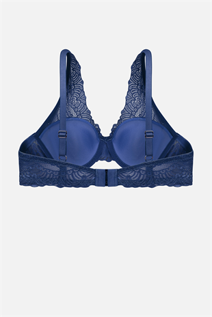 Dantelli Sütyen - Dolgusuz - 2277 - Lacivert