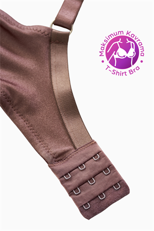 Eva Toparlayıcı Mikro Sütyen - Dolgusuz - Basic - 2531 - Bronz Kahve