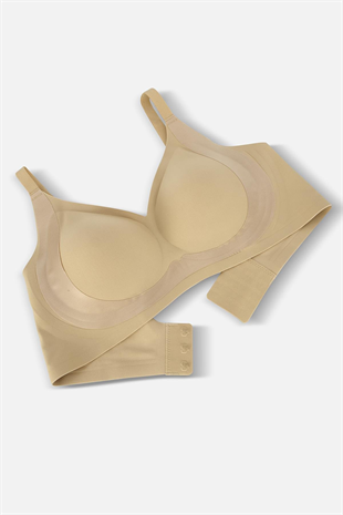 Ghost Dikişsiz Sütyen - Desteksiz - 2800 - Ten