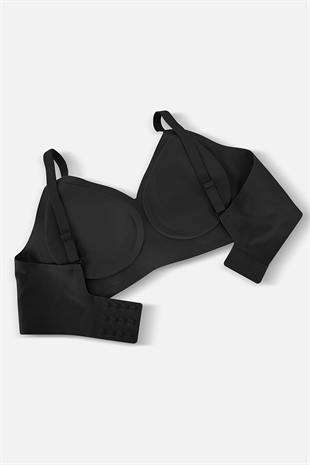 Ghost Dikişsiz Sütyen - Desteksiz - 2800 - Siyah