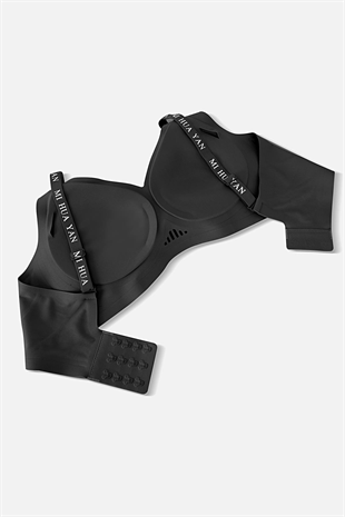 Ghost Dikişsiz Sütyen - Desteksiz - 2801 - Siyah