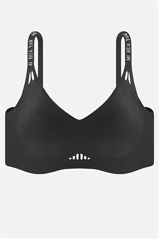 Ghost Dikişsiz Sütyen - Desteksiz - 2801 - Siyah