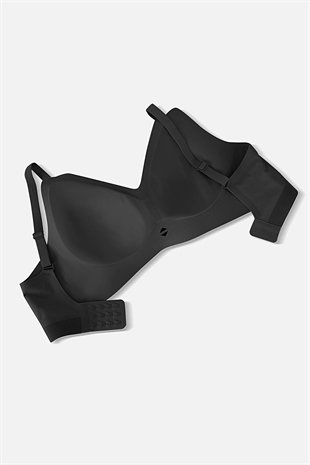 Ghost Dikişsiz Sütyen - Desteksiz - 2802 - Siyah