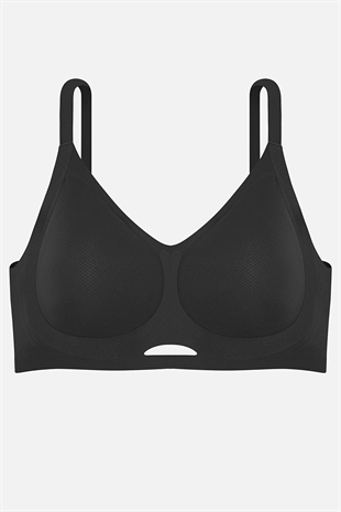 Ghost Dikişsiz Sütyen - Desteksiz - 2803 - Siyah