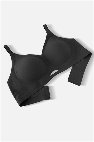 Ghost Dikişsiz Sütyen - Desteksiz - 2803 - Siyah