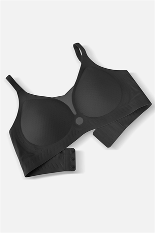 Ghost Dikişsiz Sütyen - Desteksiz - 2805 - Siyah