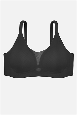 Ghost Dikişsiz Sütyen - Desteksiz - 2805 - Siyah