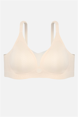 Ghost Dikişsiz Sütyen - Desteksiz - 2805 - Pudra