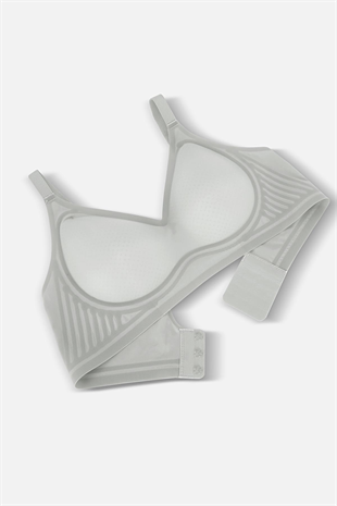 Ghost Dikişsiz Sütyen - Desteksiz - 2806 - Gri