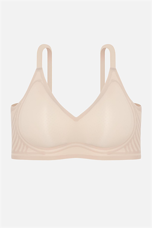Ghost Dikişsiz Sütyen - Desteksiz - 2806 - Pudra