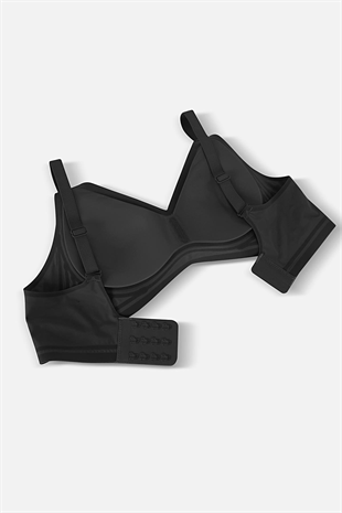 Ghost Dikişsiz Sütyen - Desteksiz - 2806 - Siyah