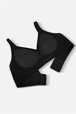 Ghost Dikişsiz Sütyen - Desteksiz - 2806 - Siyah