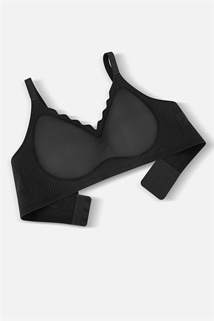 Ghost Dikişsiz Sütyen - Desteksiz - 2807 - Siyah