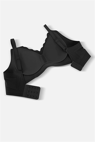 Ghost Dikişsiz Sütyen - Desteksiz - 2807 - Siyah