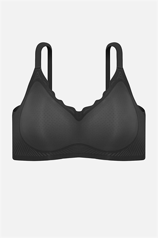 Ghost Dikişsiz Sütyen - Desteksiz - 2807 - Siyah