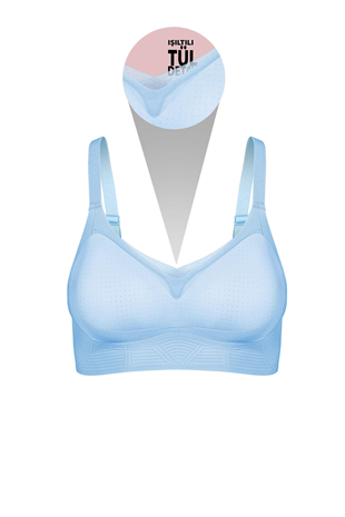 Ghost Dikişsiz Sütyen - Desteksiz - 2808 - Açık Mavi