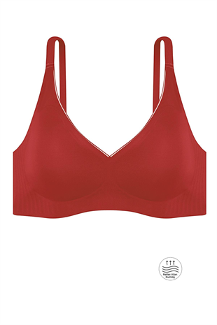 Ghost Dikişsiz Sütyen - Desteksiz - 2810 - Kırmızı
