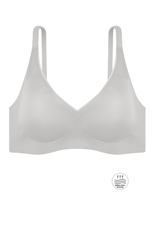 Ghost Dikişsiz Sütyen - Desteksiz - 2810 - Gri