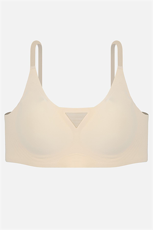 Ghost Dikişsiz Sütyen - Desteksiz - 2811 - Pudra