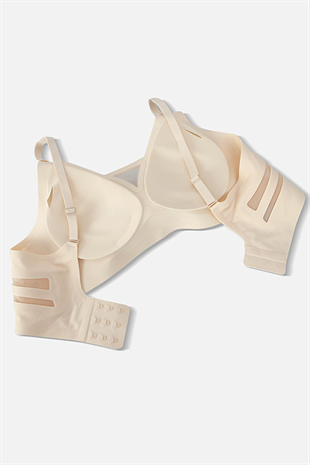 Ghost Dikişsiz Sütyen - Desteksiz - 2811 - Pudra