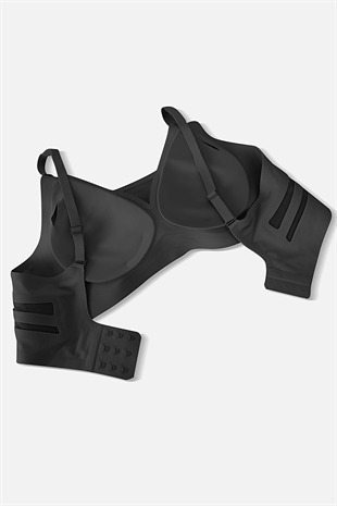 Ghost Dikişsiz Sütyen - Desteksiz - 2811 - Siyah