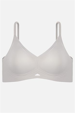 Ghost Dikişsiz Sütyen - Desteksiz - 2812 - Gri