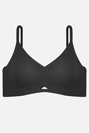 Ghost Dikişsiz Sütyen - Desteksiz - 2812 - Siyah