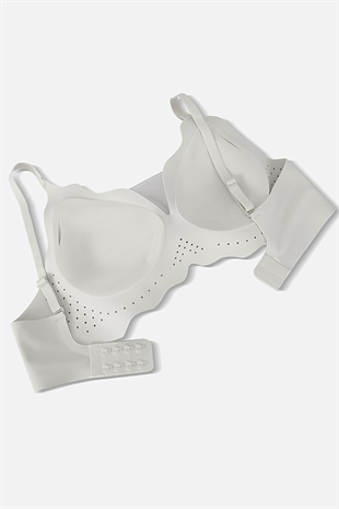 Ghost Dikişsiz Sütyen - Desteksiz - 2813 - Gri