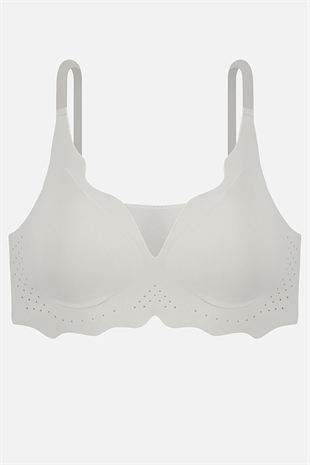 Ghost Dikişsiz Sütyen - Desteksiz - 2813 - Gri
