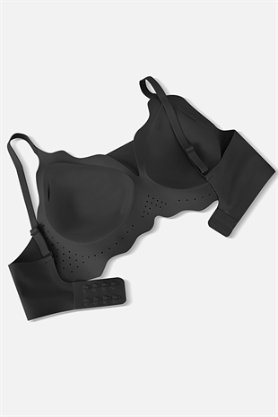 Ghost Dikişsiz Sütyen - Desteksiz - 2813 - Siyah