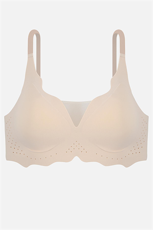 Ghost Dikişsiz Sütyen - Desteksiz - 2813 - Ten