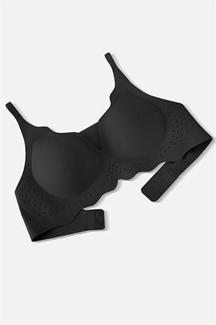 Ghost Dikişsiz Sütyen - Desteksiz - 2813 - Siyah