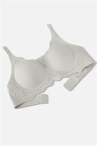 Ghost Dikişsiz Sütyen - Desteksiz - 2813 - Gri