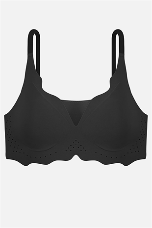 Ghost Dikişsiz Sütyen - Desteksiz - 2813 - Siyah