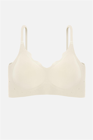 Ghost Dikişsiz Sütyen - Desteksiz - 2814 - Ekru